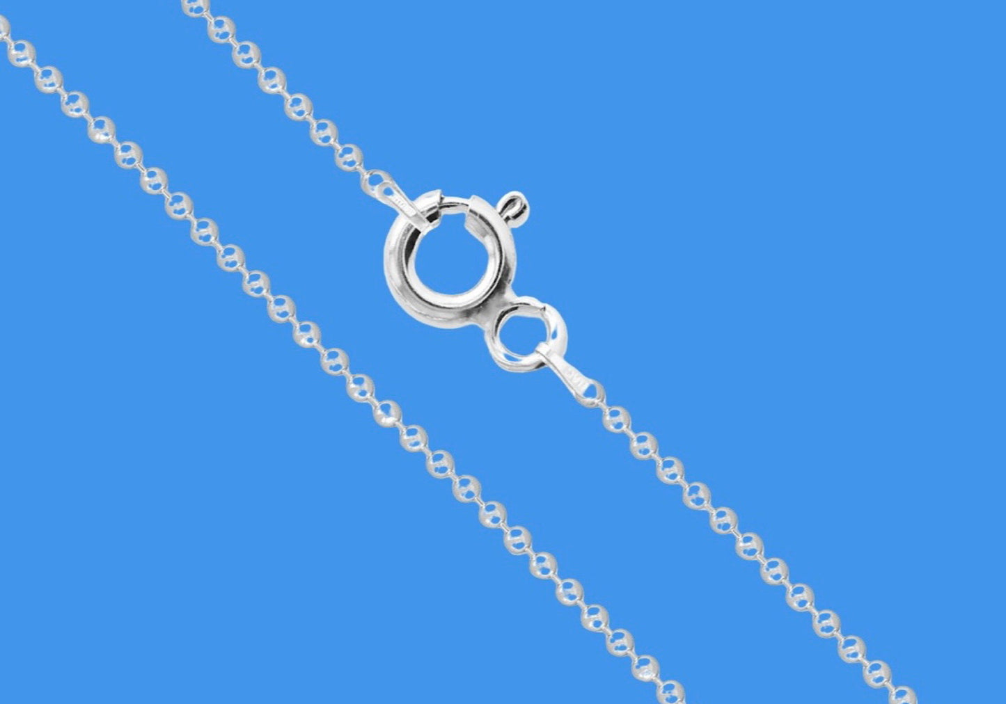 Sterling Silver 1mm Ball Chain