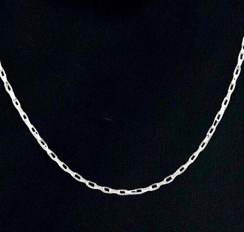 Elongated 1.7mm Diamond Cut Sterling Silver Box Chain-Beautiful Sparkling Italian Silver-Trendy Open Long Box Chain-Multiple Sizes